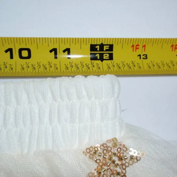 NWT Altar’d State Stars Tulle Tiered Ruffle Midi Fellyn Ballerina Skirt Sz M - Picture 14 of 15